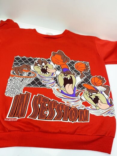 商品画像：LOONEYTUNED/スウェット/--/アクリル/RED/無地 8