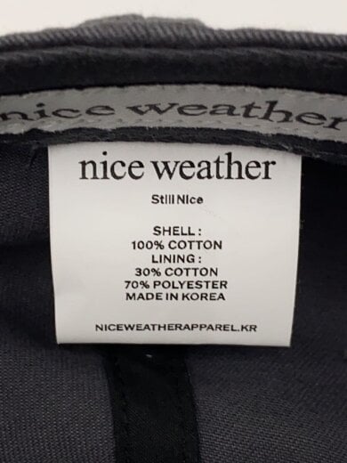 商品画像：キャップ/--/コットン/GRY/無地/メンズ 6