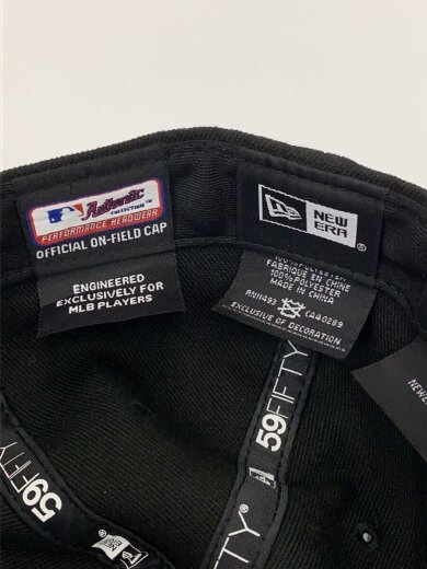 商品画像：キャップ/7 3/8/ポリエステル/BLK/メンズ 5