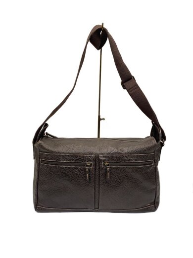商品画像：ショルダーバッグ/レザー/BRW 1