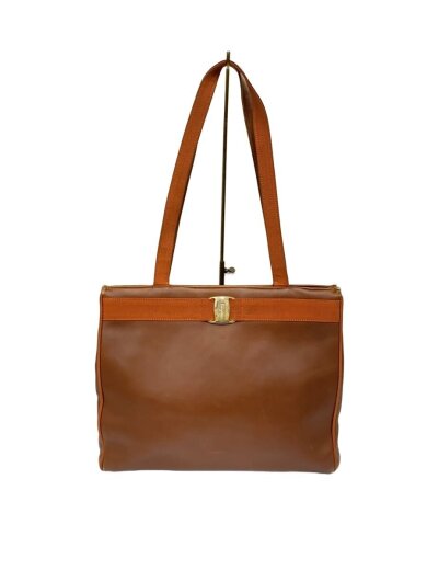 商品画像：トートバッグ/レザー/BRW/無地/BA21 2530 1