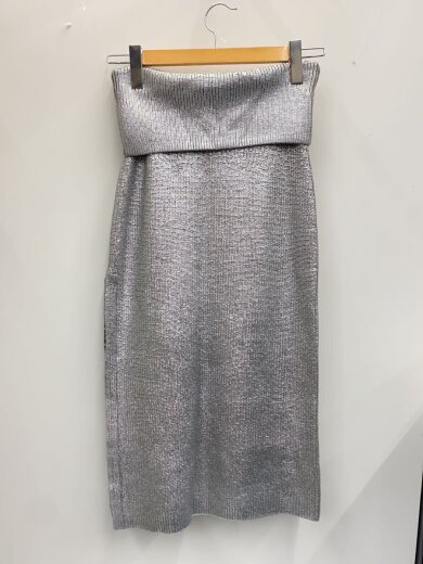 商品画像：スカート/S/ウール/SLV/無地 2