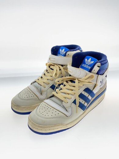 画像：adidasハイカットスニーカー/27cm/WHT/レザー2