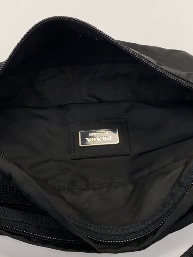 商品画像：ウエストバッグ/ナイロン/BLK 7