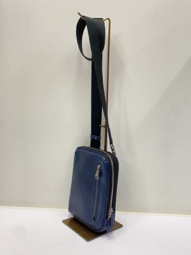 商品画像：ショルダーバッグ/レザー/NVY 2
