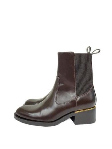 商品画像：サイドゴアブーツ/37/BRW/フェイクレザー 1