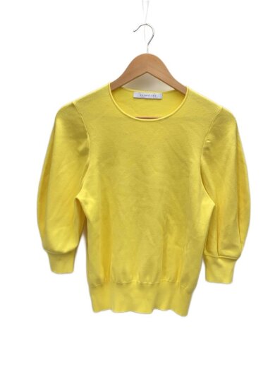 商品画像：ニット・セーター(薄手)/FREE/レーヨン/YLW/無地/21-109-12-020404 1