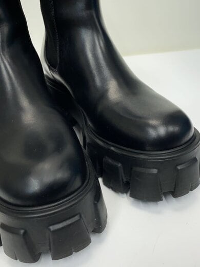 商品画像：サイドゴアブーツ/37.5/BLK/レザー 7