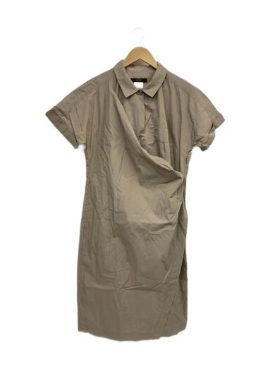 商品画像：半袖ワンピース/38/コットン/CML/無地/52210541074 1