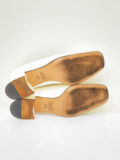 商品画像：パンプス/--/WHT/レザー 4