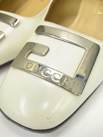 商品画像：パンプス/--/WHT/レザー 7