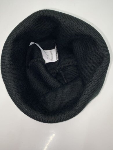 商品画像：ニットキャップ/--/アクリル/BLK/無地/メンズ/穴あき有り// 3