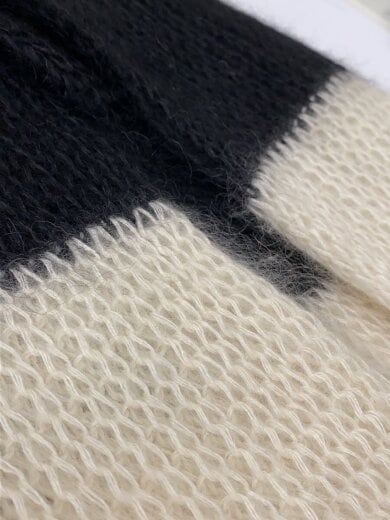 商品画像：マフラー/モヘア/WHT/ボーダー/メンズ/hy-l07-522 9