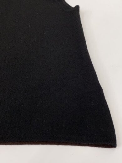 商品画像：ニットベスト(厚手)/2/ウール/BLK/595-1261500 5