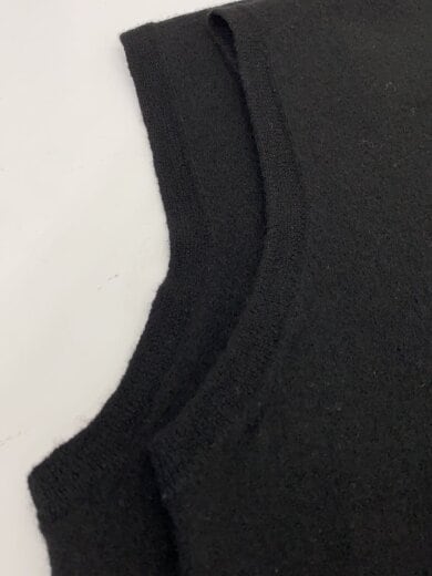 商品画像：ニットベスト(厚手)/2/ウール/BLK/595-1261500 6