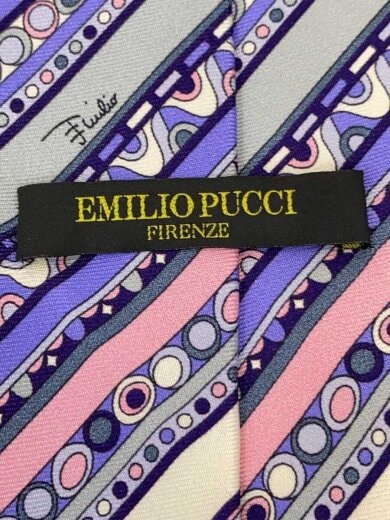 画像：EMILIO PUCCIネクタイ/シルク/PUP/総柄/メンズ2