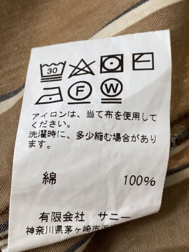 商品画像：60s/復刻/長袖シャツ/L/コットン/BRW/ストライプ// 4