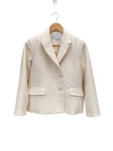 商品画像：テーラードジャケット/FREE/レーヨン/IVO/無地/CHC0022 1