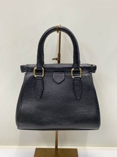 商品画像：2WAYがま口ショルダーバッグ/レザー/BLK/無地// 3