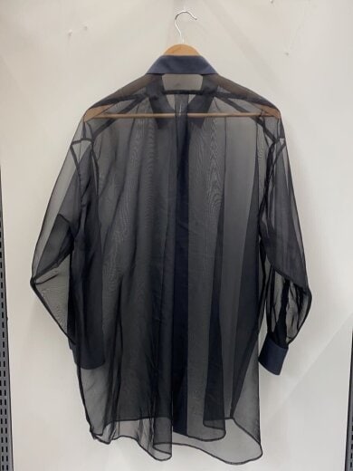 商品画像：長袖シャツ/1/--/BLK/無地 2