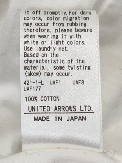 商品画像：長袖カットソー/FREE/コットン/WHT/無地/8812-699-0032// 4