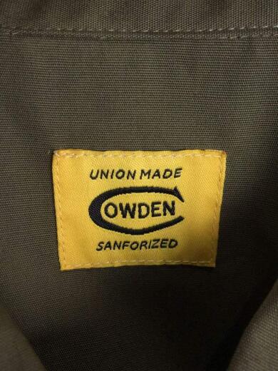 画像：その他ブランドCOWDEN/半袖ワークシャツ/L/ポリエステル/KHK/無地/CD-2A-SH-0033