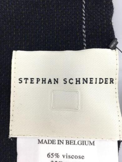 画像：STEPHAN SCHNEIDERストール/レーヨン/BLK/ストライプ/メンズ/カットオフ/ステファンシュナイダー2