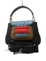 アルファディミスハンドバッグ/2Way/ショルダーバッグ/レザー/マルチカラー