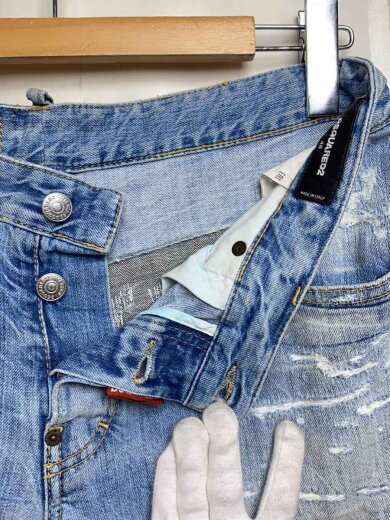 商品画像：19SS/ダメージ、クラッシュ加工/スキニーパンツ/48/デニム/BLU/S71LB0627 3