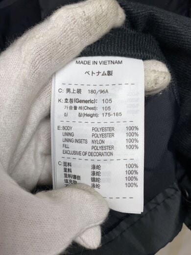 商品画像：00S/中綿ブルゾン/XL/ポリエステル/BLK/299770-010 3