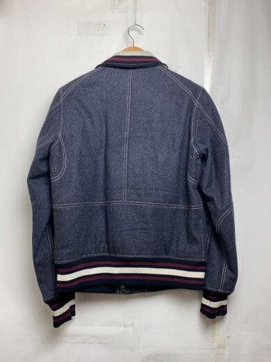 商品画像：袖口ヨゴレ有、リブ毛玉有/スタジャン/M/ウール/GRY/6132101 2