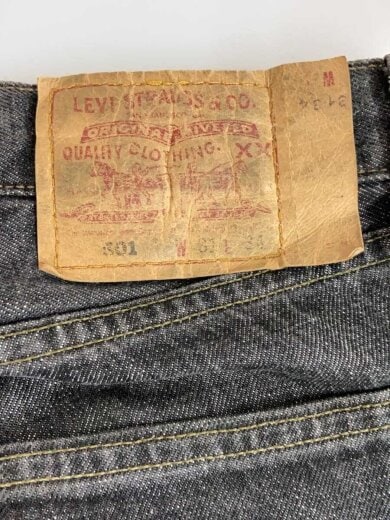 商品画像：USA製/501/ボタン裏553/ストレートパンツ/31/デニム/BLK/501 4