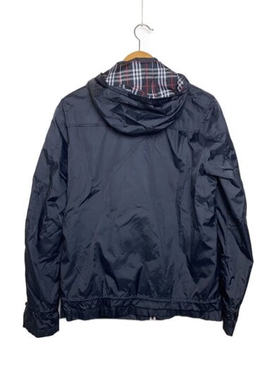 画像：BURBERRY BLACK LABELフード着脱可/ナイロンジャケット/L/ナイロン/BLK/無地/BMP74-702-092