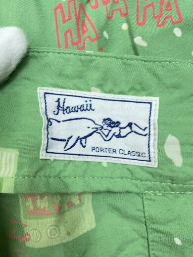商品画像：SHOWFOLK ALOHA SHIRT/L/レーヨン/GRN/総柄 3