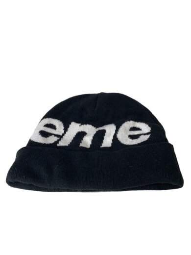 商品画像：BIG LOGO BEANIE/ニットキャップ/--/コットン/BLK/メンズ 2