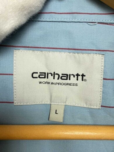 商品画像：SS HENDRY SHIRT/L/ポリエステル/BLU/ストライプ/I034534 3