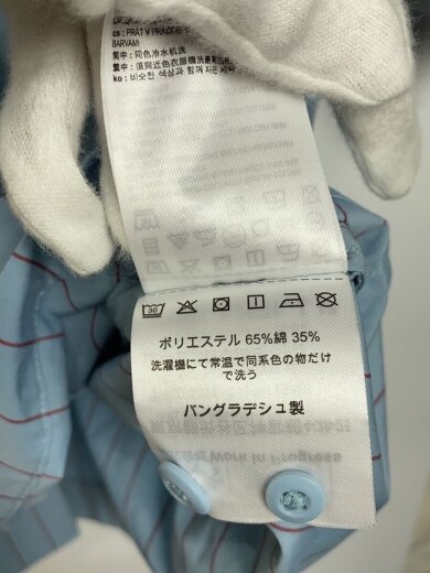 商品画像：SS HENDRY SHIRT/L/ポリエステル/BLU/ストライプ/I034534 5