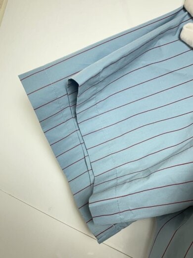 商品画像：SS HENDRY SHIRT/L/ポリエステル/BLU/ストライプ/I034534 6