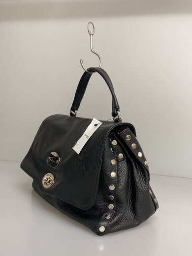 商品画像：ショルダーバッグ/レザー/BLK/無地 2