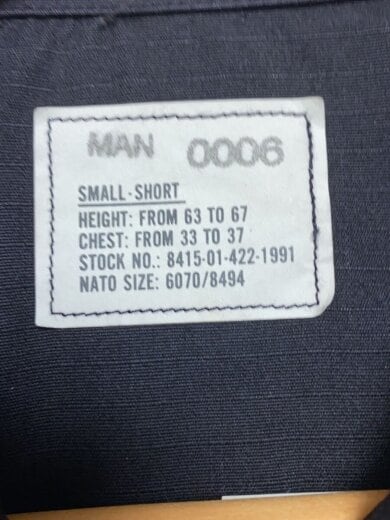 商品画像：COMBAT WIND RESISTANT/ミリタリージャケット/S/ナイロン/8415-01-422-1991 3