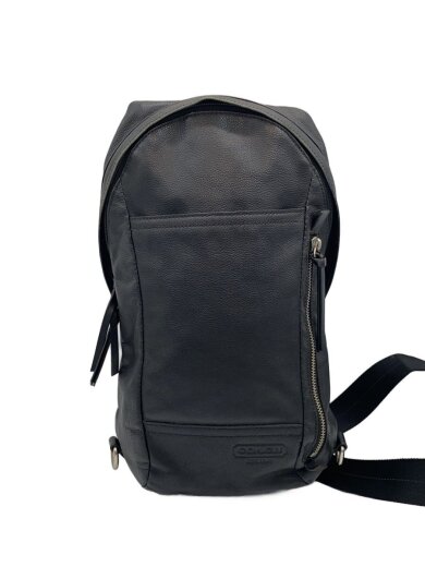 商品画像：ショルダーバッグ_オールレザー/レザー/BLK// 1
