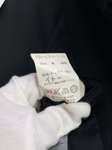商品画像：フーデッドロングコート/2/ウール/BLK/HB-C24-114// 5