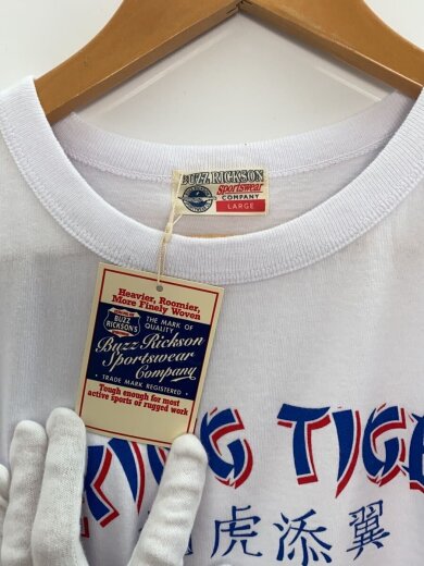商品画像：FLYING TIGERS/Tシャツ/L/コットン/WHT/プリント/BR79434 3