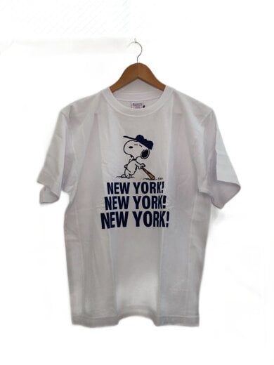 商品画像：SHORT SLEEVE T-SHIRT/NEW YORK/M/コットン/WHT/C3-B352 1