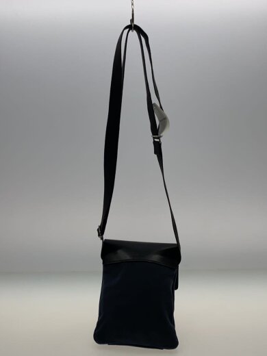 商品画像：レザーコンビ/ポシェット/ショルダーバッグ/--/NVY// 3