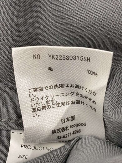 商品画像：COVERED LOOSE FIT SHIRT/2/ウール/GRY/YK22SS0315SH// 5