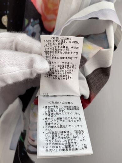 商品画像：半袖シャツ/L/コットン/WHT/総柄/PY-CR-81052// 5