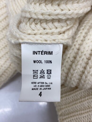 商品画像：ニット・セーター(厚手)/4/ウール/CRM// 4