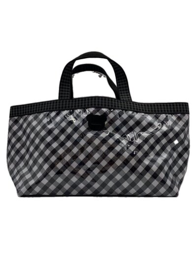 商品画像：みらい百貨店/トートバッグ/PVC/GRY/ギンガムCK 1