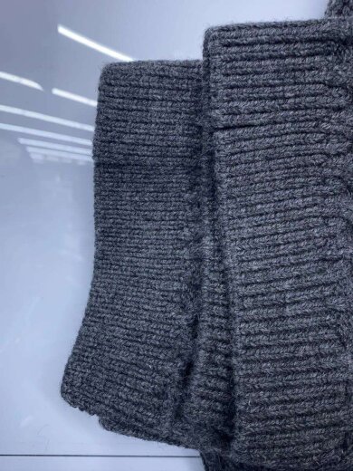 商品画像：CABLE ZIP KNIT CARDIGAN/カーディガン(厚手)/L/ウール/GRY/12116029// 6